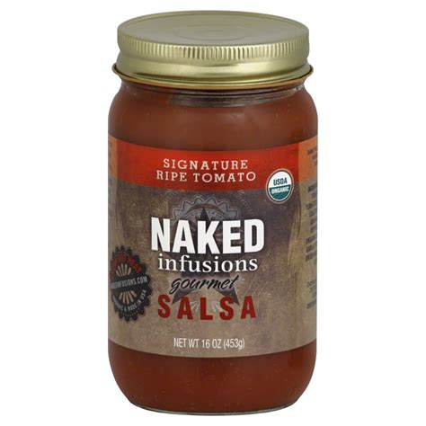 Naked Infusions Organic Salsa Ripe Tomato Hot Shop Salsa Dip At H E B
