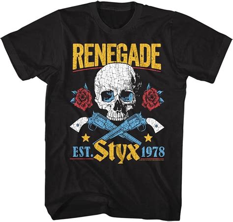 Styx 70s Rock 1978 Renegade Tour Short Sleeve T Shirts