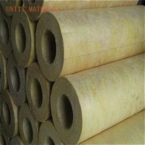 Insulated Material Rock Wool For Industrial Insulation Pipe Use With Aluminum Foil Coated