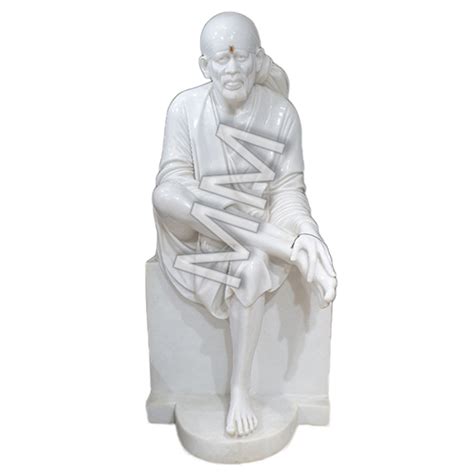 Sculpture White Marble Sai Baba Statue At Best Price In Jaipur Moorti