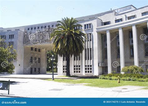 Chile,the University of Concepcion, Also Known by Its Acronym UdeC Sculpture and Bell Tower ...