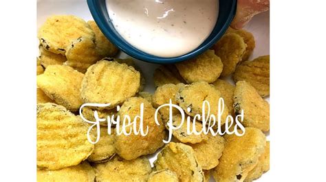 How To Cook Fried Pickles Youtube