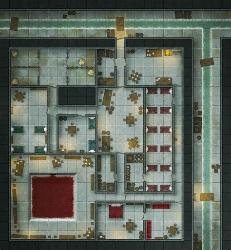 Battlemap Daggerlad Hideout Sewers By Ronindude Fantasy Map