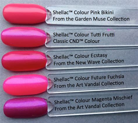 Cnd Shellac Colour Chart Artofit