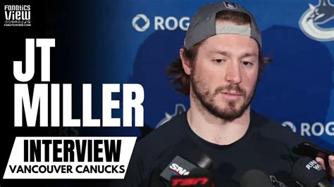 JT Miller Reacts To Vancouver Canucks Vs Edmonton Oilers Playoff