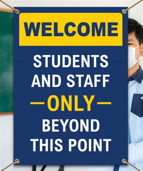 Welcome Students And Staff Banner - Get 10% Off Now