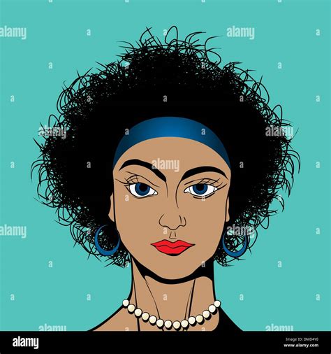 Curly Hair Girl Stock Vector Image And Art Alamy