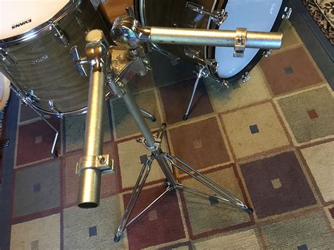 Rogers Big R Double Tom Stand 1980s Chrome Reverb