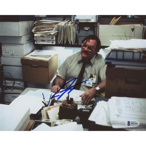 Stephen Root Signed "Office Space" 8x10 Photo (Beckett COA) | Pristine ...