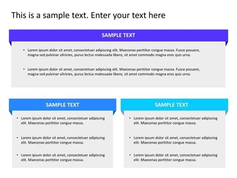 Box List PowerPoint Template 8 Text And Tables Templates SlideUpLift