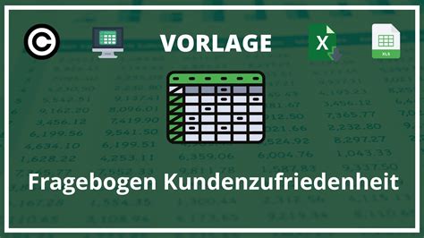 Fragebogen Kundenzufriedenheit Vorlage Excel