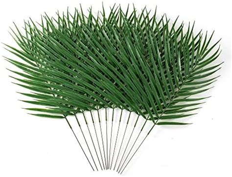 Large Artificial Palm Leaves Pcs Large Palm Leaves Decoration