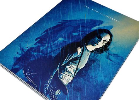 Fotografías del Steelbook azul de El Cuervo en UHD 4K y Blu ray