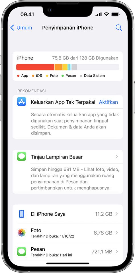 Cara Memeriksa Penyimpanan Di IPhone Dan IPad Apple Support ID