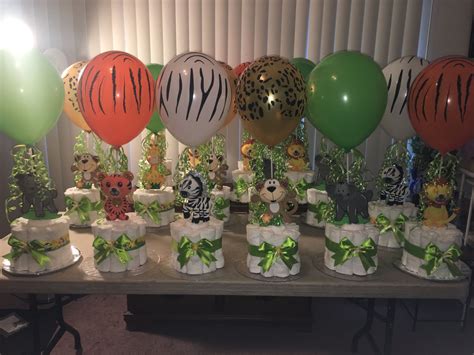 43 Jungle Theme Baby Shower Ideas Table Settings Animal Prints