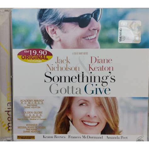 Original Vcd Movie Somethings Gotta Give Shopee Malaysia