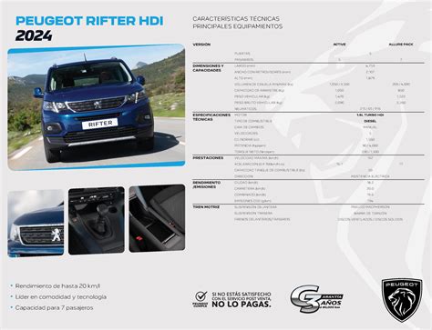 Ft Rifter Hdi Am Feb V Peugeot Rifter Hdi Rendimiento De