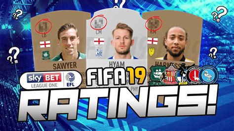 Fifa 19 League 1 All Ultimate Team Ratings Youtube