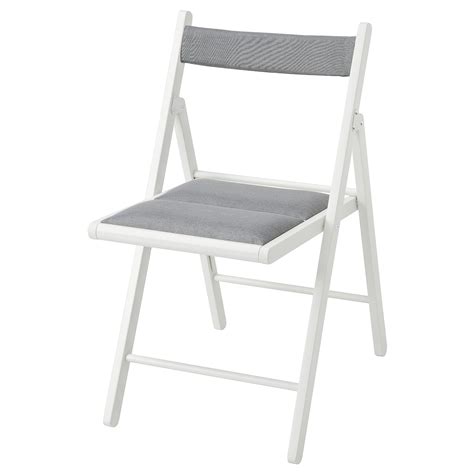 Стул складной - IKEA FRÖSVI /FROSVI, 78х43х49 см серый/белый, ФРОСВИ ...
