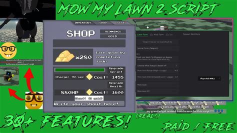 Patched Mow My Lawn 2 Script Free And Paid 2023 Youtube