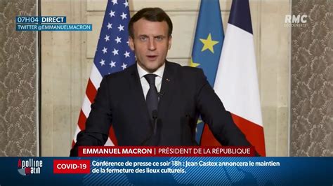 Emmanuel Macron a pris la parole via Twitter pour réagir après les