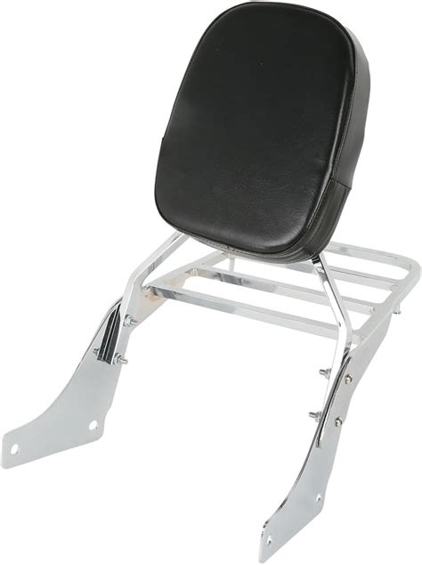 Amazon Backrest Sissy Bar Luggage Rack For Honda Shadow Vt