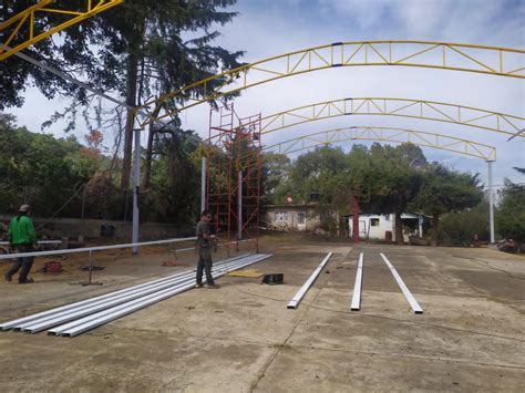 Avanza Construcci N De Techumbre Met Lica En Primaria De Barranca Honda