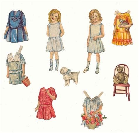 Pin by Synøve Andreassen on PAPERDOLLS 20 Kids Paper dolls Vintage