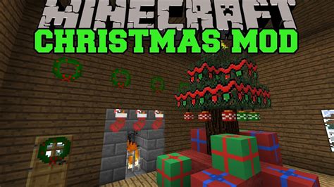 Minecraft Christmas Mod Santa Gives You Presents Decorations And Food Wintercraft Mod