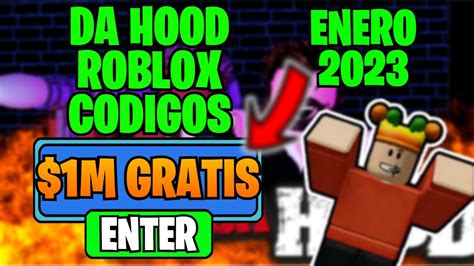 2023 TODOS LOS CÓDIGOS ACTUALIZADOS DE DA HOOD ROBLOX FUNCIONANDO