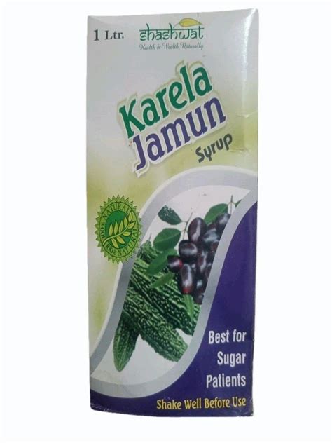 18 Plus Karela Jamun Syrup 1000 Ml Packaging Type Bottle At ₹ 310