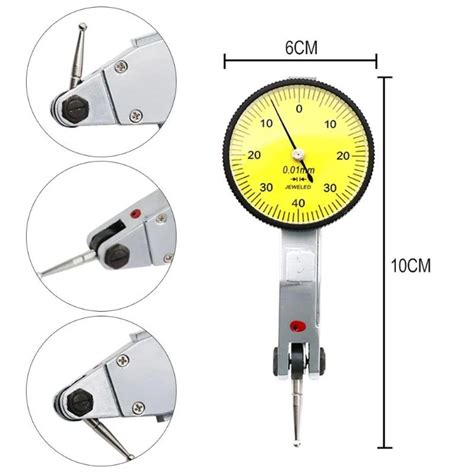 Mm Precision Dial Indicator Lever Gauge Mm With Jewel Head