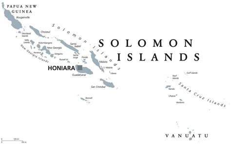 Map Of Solomon Islands Solomon Islands Flag Facts Why Visit Solomon