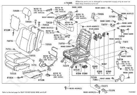 Exploring The Seat Parts Diagram Of The 2013 Toyota Sienna