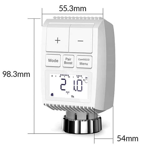 Nouveau Robinet De Radiateur Thermostatique Tuya Smart ZigBee