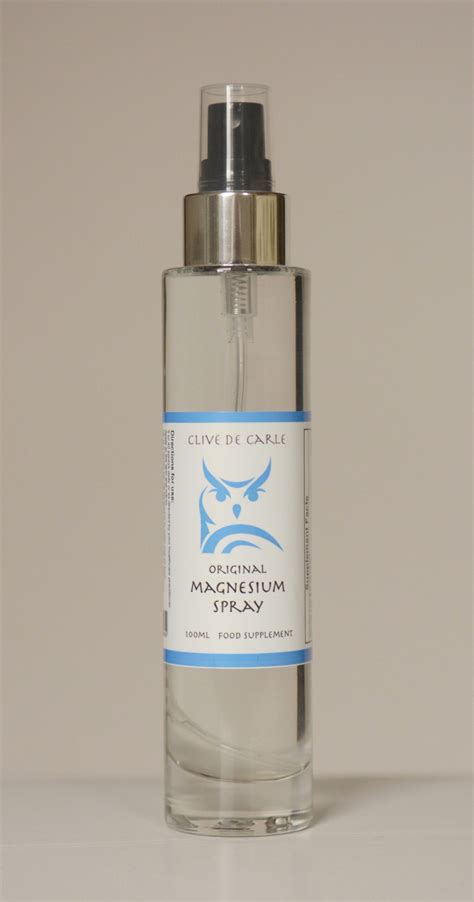 Magnesium Spray (100ml) - Clive De Carle