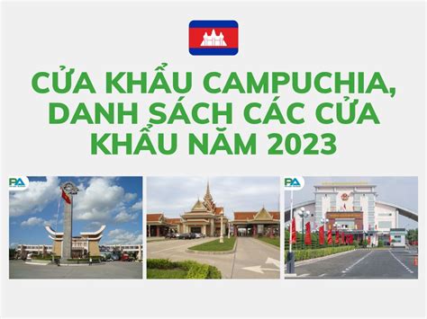 Danh Sách Các Cửa Khẩu Việt Nam Campuchia