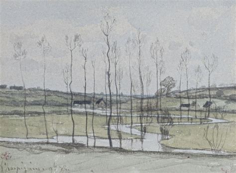 Henri Joseph Harpignies Landscape Mutualart