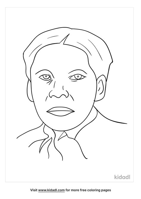 Free Harriet Tubman Coloring Page | Coloring Page Printables | Kidadl