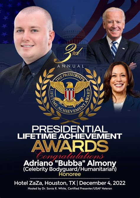 New Jersey Based Man First Bodyguard Awarded The Presidential Lifetime