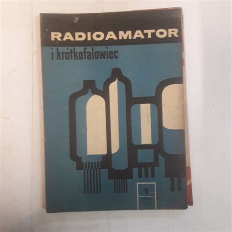 A 1285 RADIOAMATOR I KRÓTKOFALOWIEC NR 1 1963 8372655810 oficjalne