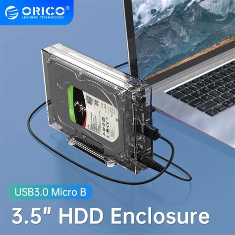Pc Cold Orico Transparent 35 Hdd Case For 2535 Inch Ssd Hdd Box