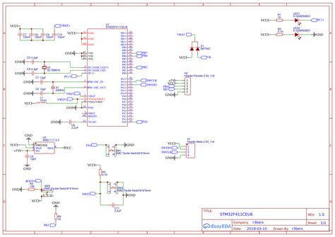 Stm32f411ceu6 Co Board Oshwlab