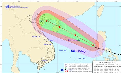 Tin BÃo TrÊn BiỂn ĐÔng Cơn Bão Số 2 Cập Nhật 14h30 Ngày 1672014