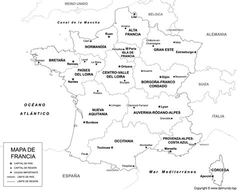 Mapa De Francia