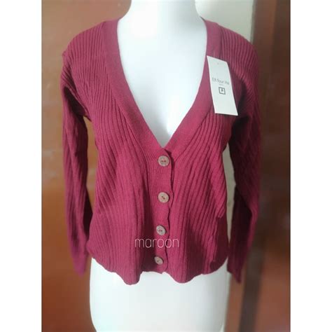 Jual CARDIGAN CROP RAJUT KARDIGAN CARDY RAJUT CROP TOP KOREA FASHION