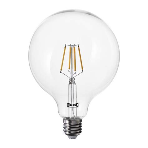 Solhetta Led Bulb E Lumen Globe Clear Ikea