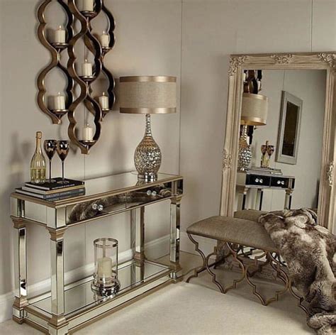 Pin By Inspiringhomesbyminna On Mirrored Furniture Home Design Decor