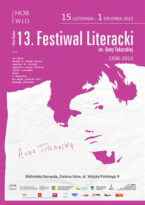 Zielona Góra 13 Festiwal Literacki im Anny Tokarskiej Proza Poetów