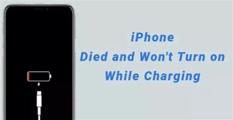 Fix Iphone Died And Won’t Turn On While Charging [video Tip]